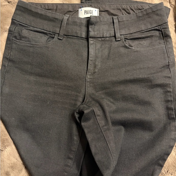 PAIGE Black Denim Jeans - Picture 2 of 8
